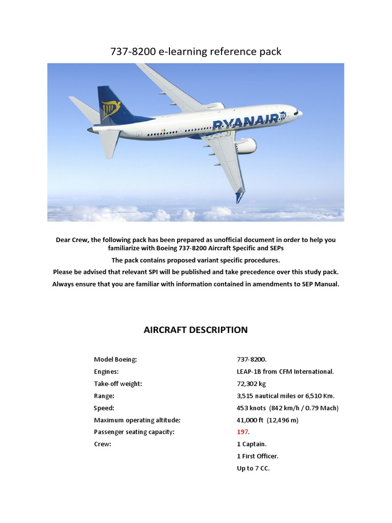 B737 8200 E Learning Reference Pack Rev 2 Pdf