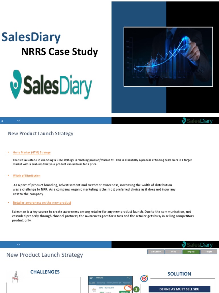 Nrrs Case Study: Salesdiary | PDF | Sales | Retail