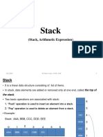 Stack, Arithmetic Expression