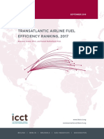 Transatlantic Airline Fuel Efficiency Ranking, 2017: White Paper