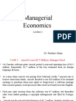 Managerial Economics