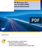 SAP Business One, Version For SAP HANA: Advanced Dashboards: Use This Title Slide Only With An Image