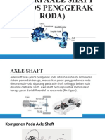 MATERI AXLE SHAFT (POROS PENGGERAK RODA)