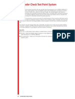 Schroeder Check Test Point System: Benefits