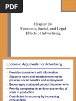 Economic, Social, and Legal Effects of Advertising