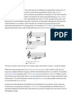 Wikipedia - Comma (Music)