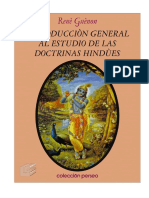 Introduccion General Al Estudio de Las Doctrinas Hindues - R - Guenon (A4-DobleFaz) PDF