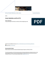 Green Subsidies and The WTO PDF