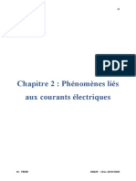 Chapitre 2 Phénomènes Liés Aux Courants Électriques