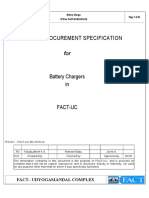 Technical Procurement Specification For: Fact - Udyogamandal Complex