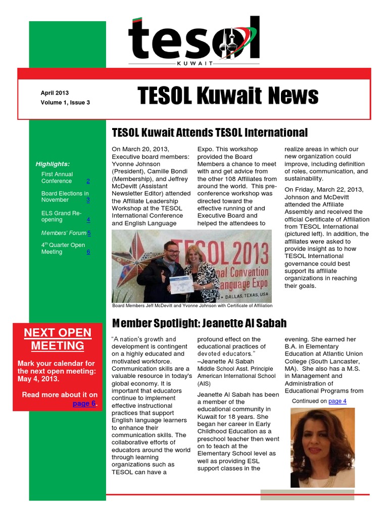 Test Test Tesol PDF | PDF | English As A Second Or Foreign Language ...