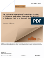 Assessing the Impact of Completing Philippine Agricultural Trade Liberalization