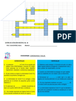 Crucigrama Coronavirus y Salud