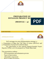 Preparation of Detailed Project Report (Module - 5) : Rajiv Awas Yojana