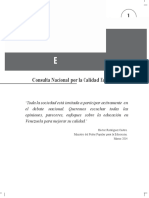 Consulta Nacional Por La Calidad Educativa: Instructivo Directores de Escuelas y Liceos