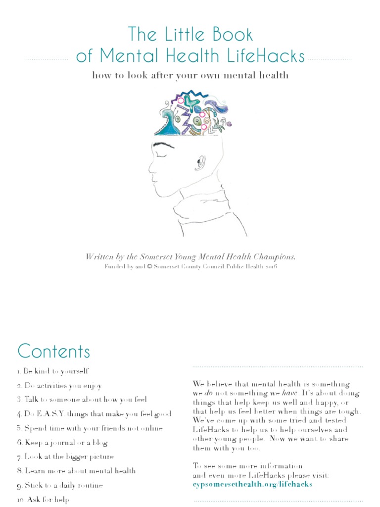 Mental Health Life Hacks Pdf Mindfulness Psychotherapy