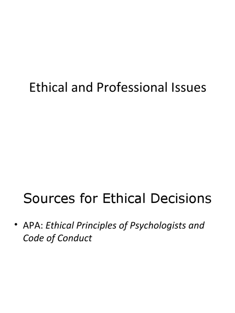 Ethical-Issues in Psychological Testing Chap3 Part1 | PDF | Consent ...