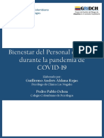 Bienestar Del Personal de Salud Durante Pandemia de COVID-19 PDF