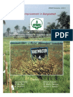 Lentil Improvement in Bangladesh: APAARI Publication: 2004/1