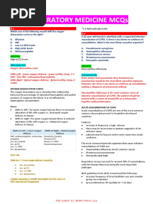 PASSMED MRCP MCQs-RESPIRATORY MEDICINE PDF