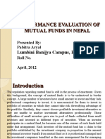 Performance Evaluation of Mutual Funds in Nepal