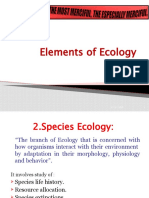 Elements of Ecology: 1.species