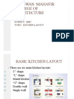 Bhagwan Mahavir College of Architecture: Subject: BMC Topic: Kitchen Layout
