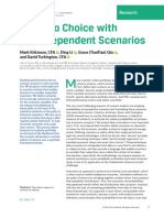 Portfolio Choice With Path-Dependent Scenarios