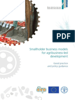Smallholder Business Models For Agribusiness-Led Development