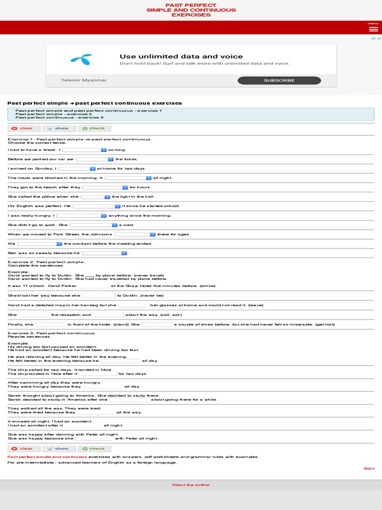 Past intelligence overview