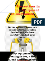 Safety Precautions in Electronics Work