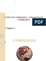 Types of Corrosion and Rates of Corrosion