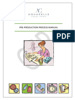 PRE-PRODUCTION MANUAL With Annexures Draft 1