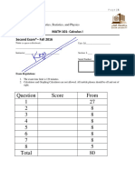 Key Math101 Exam2 V1 Fall2016 PDF