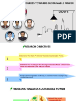 Problems & Progress Towards Sustainable Power: Group-6