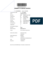 Government of Andhra Pradesh: Challan Reference Form