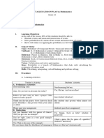 Demo DETAILED LESSON PLAN in Mathematics