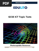 Edexcel GCSE ICT End of TopicTests PDF