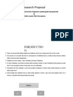 Research Proposal: Strategically Designed Insulin Fragment Coated Gold Nanoparticle To Inhibit Insulin Fibril Formation