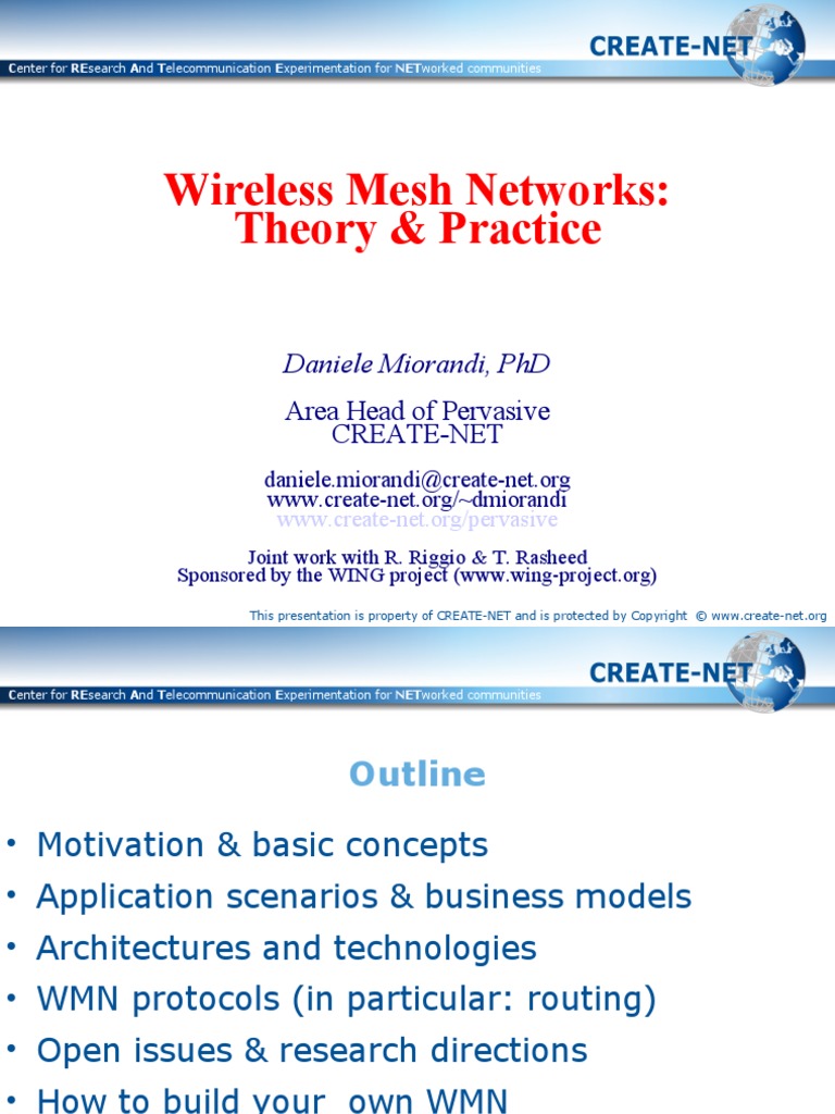 Wireless Mesh Theory and Practice | PDF | Computer Network | Routing