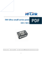 5W Ultra Small Series Power Module: 5M03/5M05/5M09/5M12