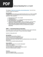 CAE C1 Speaking Practice Tests Guide | PDF | Vocabulary | Cognitive Science