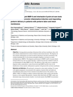 Rapid MMP-8 Vs Interleukin-6 Point-Of-Care Tests