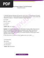 CBSE Class 8 Science Chapter 5 Coal and Petroleum Objective Questions