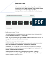 Models of Communication