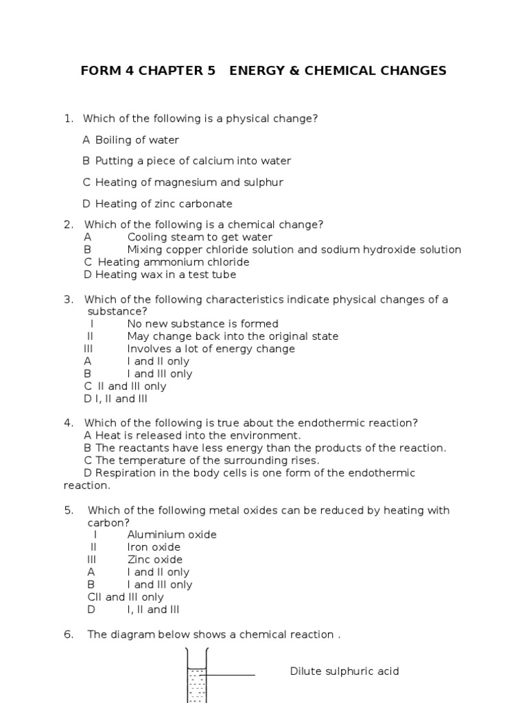 Science Form 4 Chapter 5 Pdf Oxide Chemical Reactions