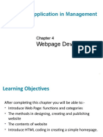 Chapter 4 - Web Page Development