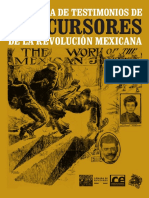 Antología de Testimonios de Precursores de La Revolución Mexicana, Varios Autores PDF