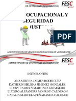 Administración de operaciones de producción, salud ocupacional y seguridad industrial