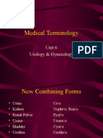 Medical Terminology: Unit 6 Urology & Gynecology